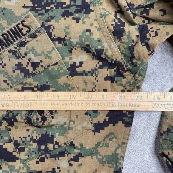Military Shirt Sz M USMC Marine Combat Blouse Woodland Marpat Digital Camo MCCUU - Picture 12 of 15